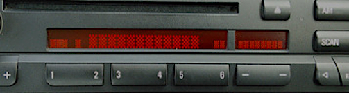 e46 CD-Business Radio service mode screen